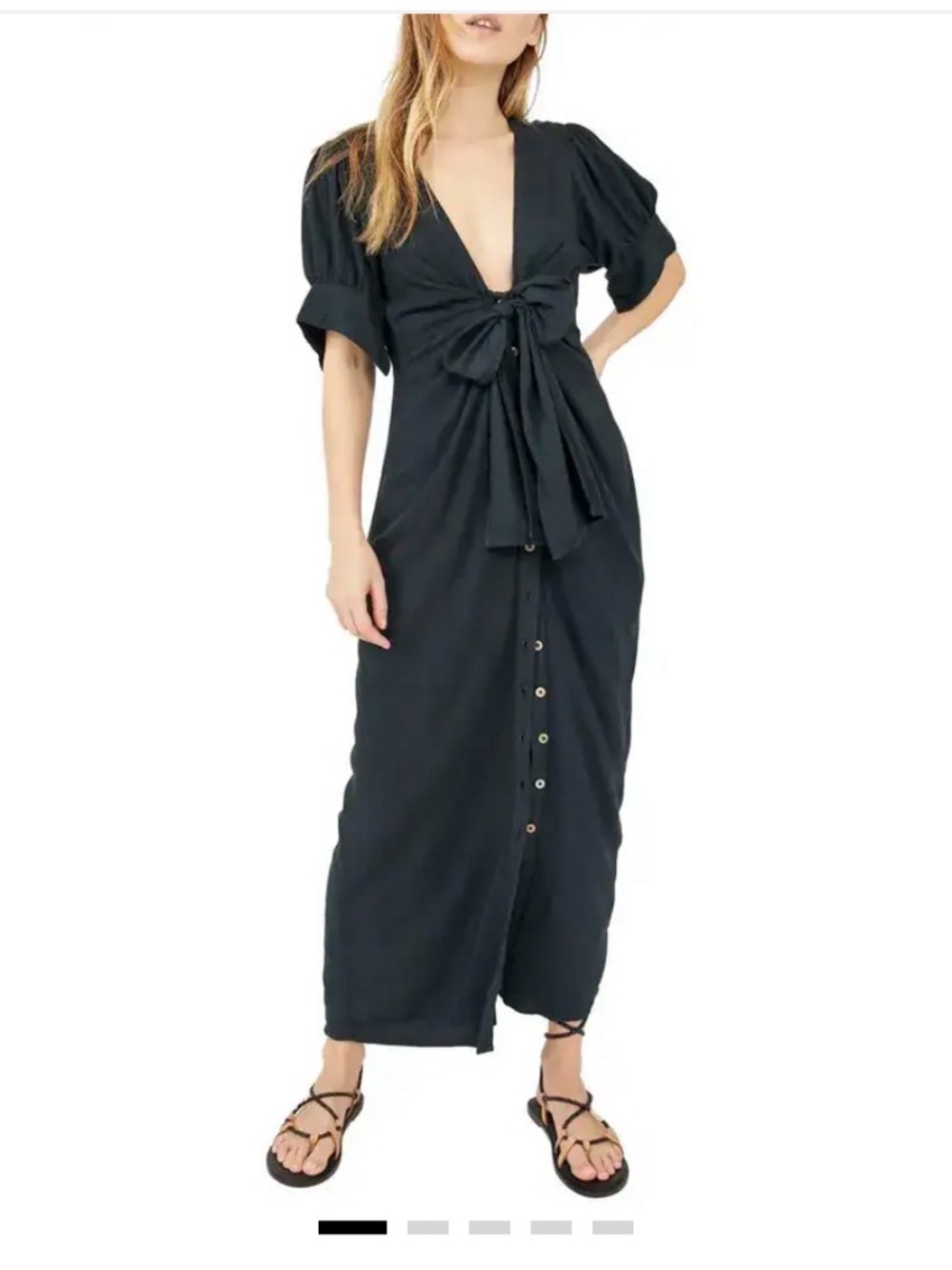 Free People Vintage Summer Midi Dress